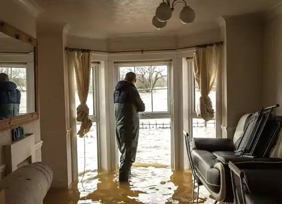 water damage restoration service Beckemeyer